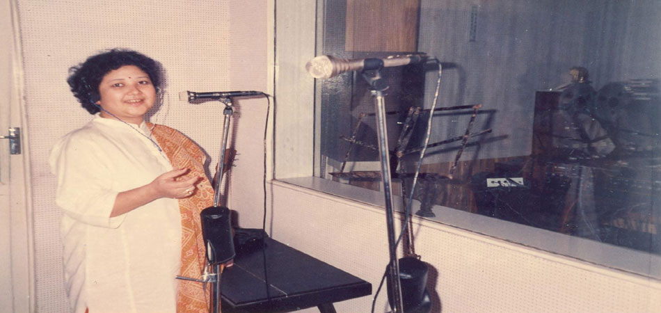 "Recording for the album Unmona."